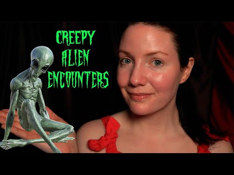 ASMR Scary True Stories - 3 Alien Encounters - Soft Spoken Creepy Stories 👽Creepy Pasta