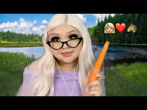 ASMR POV You Go On A Date With The Horse Girl (ur a horse)(realistic) 👩🏼‍🌾🥕🐴💗
