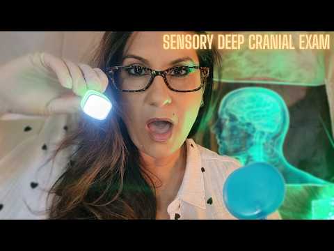BEST SENSORY DEEP CRANIAL EXAM EVER ASMR sleep aid sleep clinic #roleplay #triggersforsleep