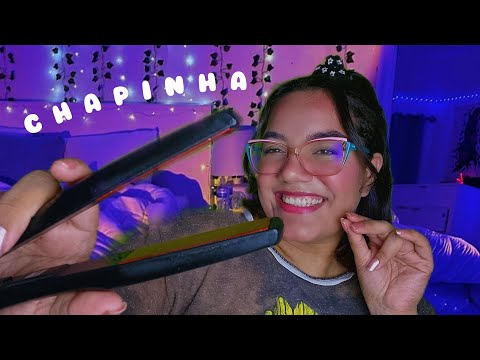 ASMR MELHOR AMIGA FAZENDO CHAPINHA NO SEU CABELO 😍💕