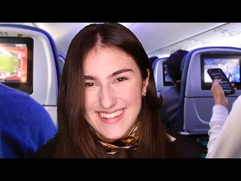 [ASMR] Flugbegleiterin✈️/Flight Attendant Roleplay👩🏻‍✈️ // IsabellASMR