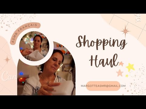 Asmr Français, haul /Shopping.