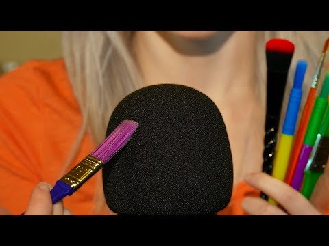 ASMR Rough Mic Brushing, Scratching  (No Talking)