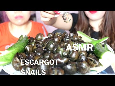 ASMR Escargot (Snails) Exotic Food