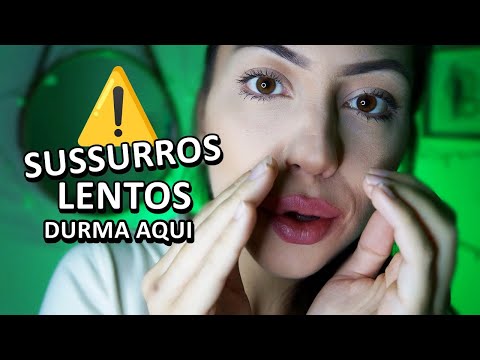 ASMR: CONVERSA PARA TE ACALMAR  🍃 SUSSURROS LENTOS E ATENÇÃO PESSOAL