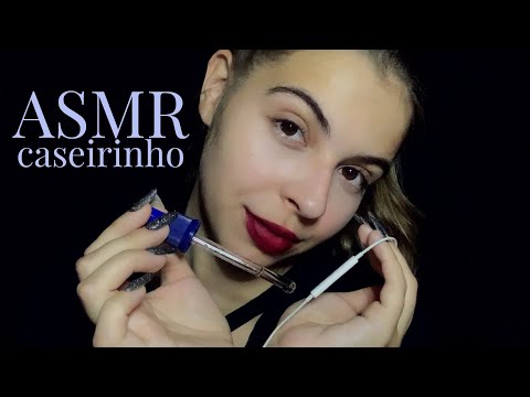 ASMR CASEIRINHO PARA TE FAZER DORMIR | Earphone Mic, Sons de Boca, Tapping...