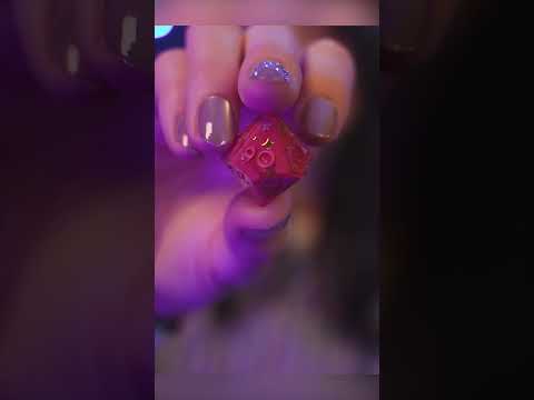 ASMR - Showing you my dice collection :) #shorts