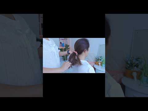 Ponytail asmr hair brushing #asmr #relaxation #hairsounds #howtosleep #hairasmr #asmrforsleep