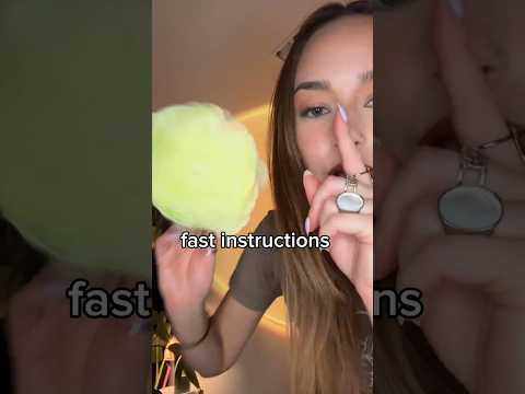 can you keep up?? #fastasmr #asmrsounds #asmr #fastandaggressiveasmr #followmyinstructions #tingles
