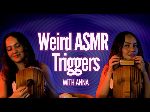 ASMR 🪵 Did She Just Massage a Wooden Head?! 🤔 Weird ASMR Triggers Inside 🤯 Tapping, Rubbing Tingles