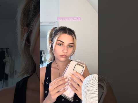 love this phone case 🤍 #phonecase #asmr #asmrsounds #asmrtapping #asmrshorts #unboxingasmr #shorts