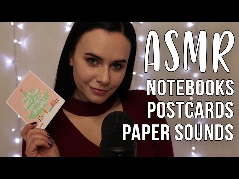 ASMR Paper sounds 📓 (tapping, crinkling, page flipping) Бумажный АСМР