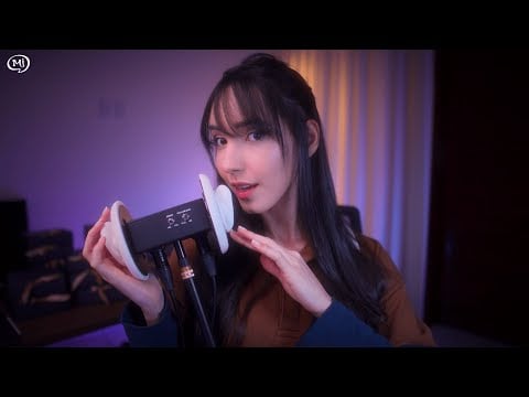 ASMR SENSIBILIDADE MÁXIMA | respiração profunda com cliques inaudíveis ♡ ULTRA LENTO ♡ 4K