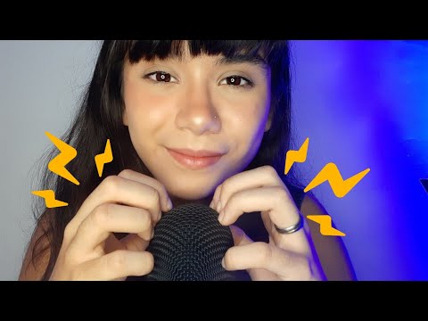 ASMR: ARRANHANDO MICROFONE PARA ARREPIAR O SEU CÉREBRO | Scratching & Brushing