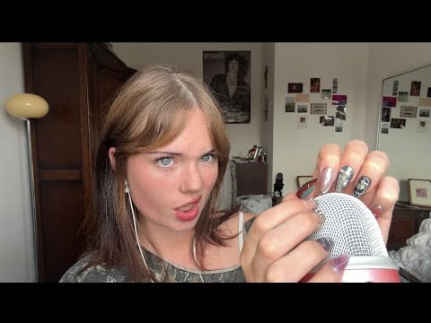 ASMR TONGUE FLUTTERING AND MIC SCRATCHING 