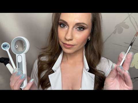 АСМР Полный  Медицинский Осмотр перед Отпуском! • Осмотр и Прививка • ASMR Doctor