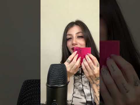 Pink triggers in 1 minutes #asmr #shortasmr #tapping #mouthsounds