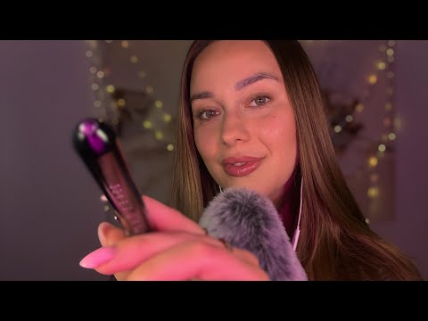 ASMR - Fluffy Mic + Slowly Tracing Names (part 2)