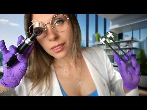 ASMR Deep Ear Cleaning Roleplay, Otoscope Ear exam for Sleep