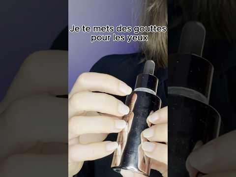 #shorts #asmrshorts #asmr Je te mets des gouttes pour les yeux - Doctor exam Eye check