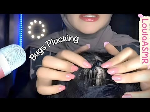 ASMR Scalp Check For Bugs (They’re really stuck💀) With Head Massage & Scalp Scratching 