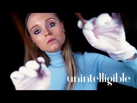 ASMR | Soft spoken SCALP EXAM with STICKS (unintelligible)