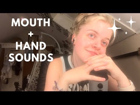 asmr | fast mouth and hand sounds!!