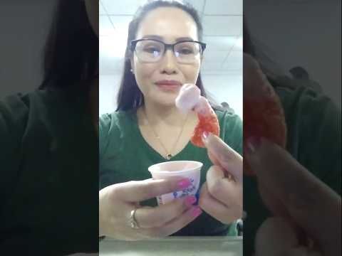 CHICHARON WITH YOGURT#shortsfeed #mukbang #viralshort #asmrsounds #asmrshorts #subscribers