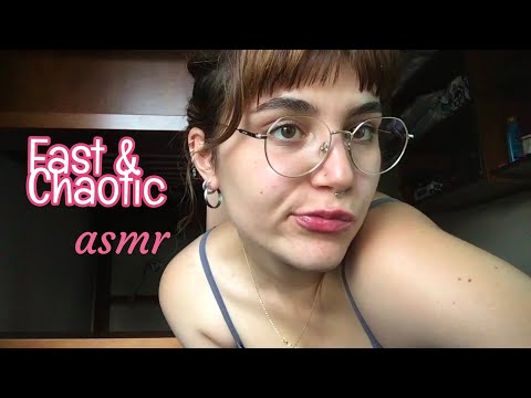 very Fast and Chaotic Unpredictable ASMR ♡