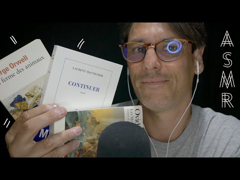 ASMR FR 📚 Papa Écureuil squatte ma chaîne et vous présente son TOP 10 de livres préférés 📚