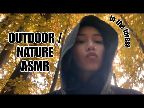 ASMR ☆ OUTDOOR FALL FOREST TRIGGERS (nature sounds, layered tingles) 🍂🍁 KactusKutter K5 Grinder