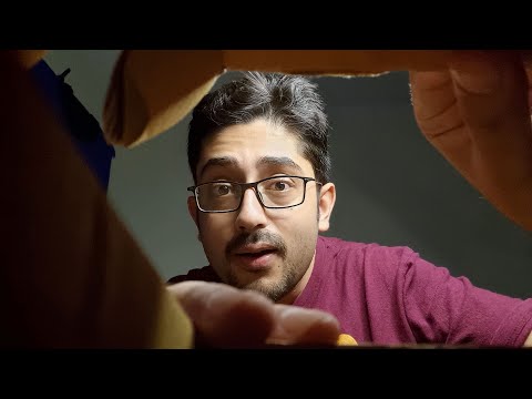 ASMR - U ARE MY PARCEL?!? Whisper and Scratching Ear to Ear