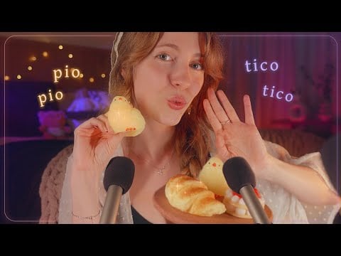ASMR TRIGGER WORDS & Mouth Sounds muy cerca del micro ❤️ ¡recupera tus cosquillas! 🐥✨