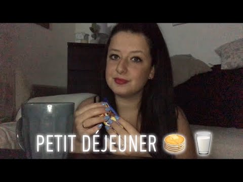 ASMR FR 🎧 - JE PREND MON PETIT DÉJEUNER 🥛 🧁