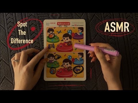 😴 ASMR - Spot the Difference CARDS (1) - Clicky Whispers