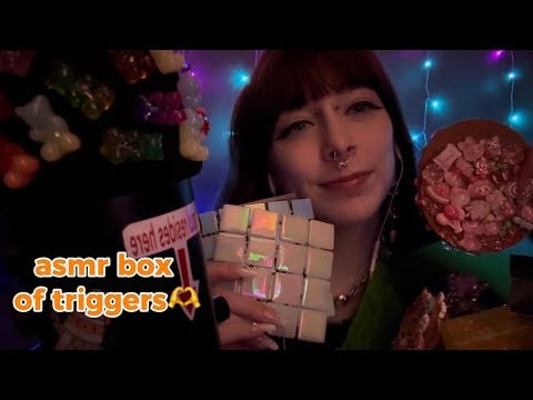 ASMR Box of triggers pt1 (tiles/trigger boards/jelly bloxs) 