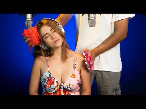 ME HACEN ASMR.... asmr en mi para DORMIR Y RELAJARSE | ASMR Español | Asmr with Sasha