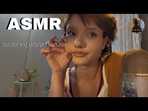 ASMR || Scratching different textures 💅