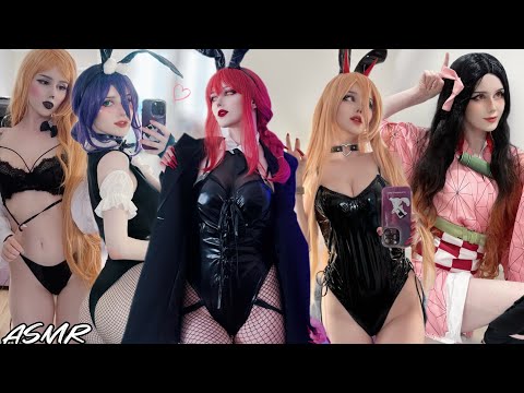 ASMR Scratching | Devil Girls Cosplay #asmr #asmrcosplay