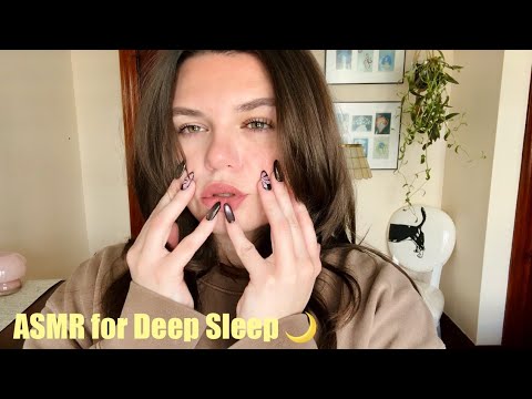 ASMR for DEEP Sleep & LOTS of Tingles 🌙 (tracing, mouth sounds, fabric sounds and lots more!)
