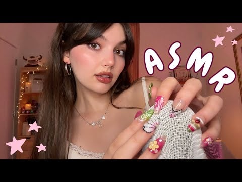 ASMR Mic Scratching, Whisper Rambles, Mouth Sounds and Visuals (Bare and Foam)