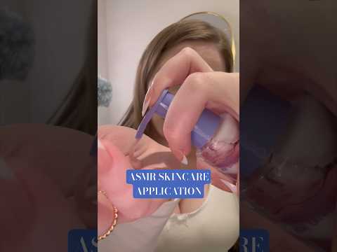 ASMR SKINCARE APPLICATION #asmrsounds #asmrvideos #asmrcommunity #asmrfacial