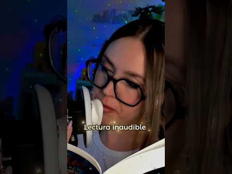 ASMR INAUDIBLE ¿entendiste algo? ✨📖 #asmr #asmrsounds #asmrrelax #dormir