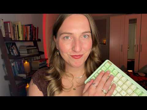 ASMR Autumn Lodge Check-in Roleplay🪵🍂 Keyboard Sounds, Whispers, Fall Vibes