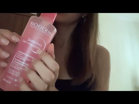 Lofi asmr | Doing your soft skincare (camera touching)