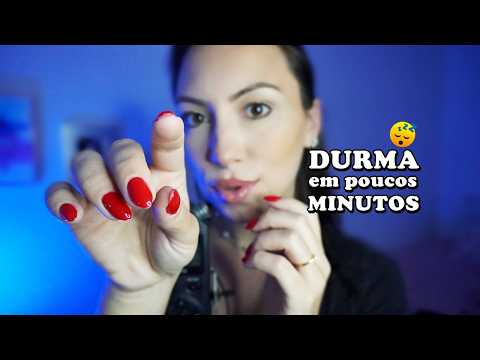ASMR Durma em 20 min ou menos (sons de boca e hand movements)