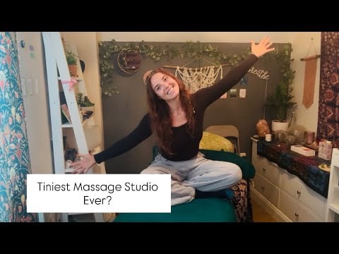 ASMR a little bit of magic in my massage space