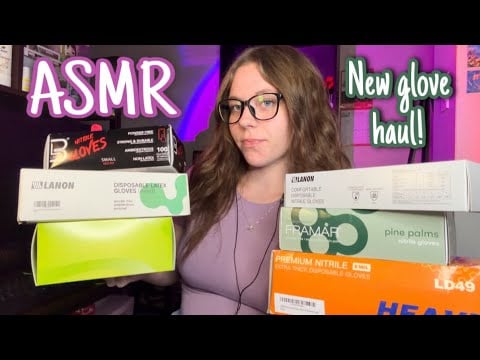 ASMR Big glove haul | Mostly nitrile 