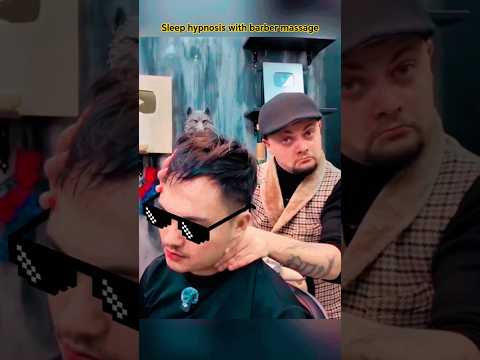 ASMR Relaxation in real Barber Shop | ASMR Massage #asmr #barber #shortsfeed