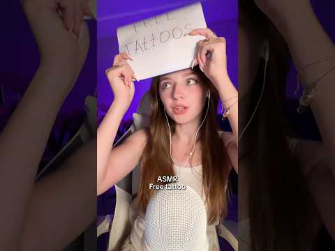 Free tattoos #asmr #asmrsounds #asmrrelax #asmrtingles #asmrwhispers #asmrsleep #relax #tingles